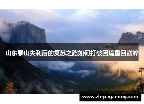 山东泰山失利后的复苏之路如何打破困境重回巅峰