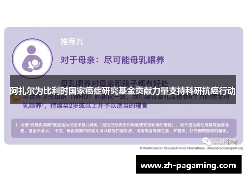 阿扎尔为比利时国家癌症研究基金贡献力量支持科研抗癌行动 阿扎尔为比利时国家癌症研究基金贡献力量支持科研抗癌行动